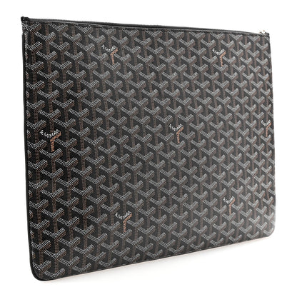 Goyard Goyardine Senat Pochette GM Black Gold 3 of 6