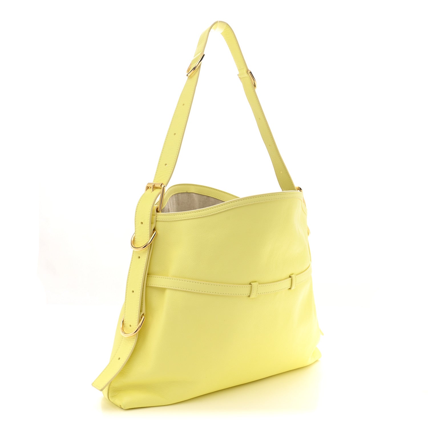 Givenchy Calfskin Medium Voyou Bag Soft Yellow 3 of 10