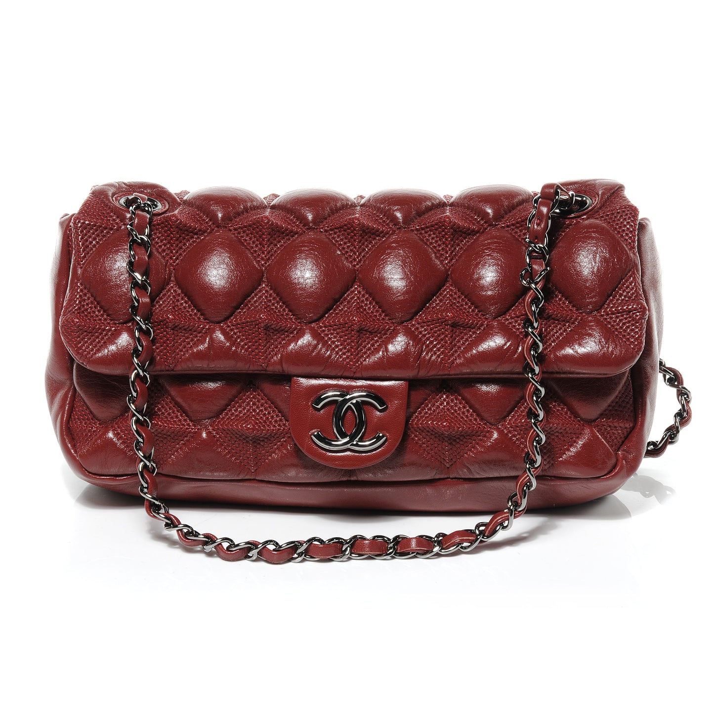 Lambskin Stravinsky Medium Flap Bordeaux