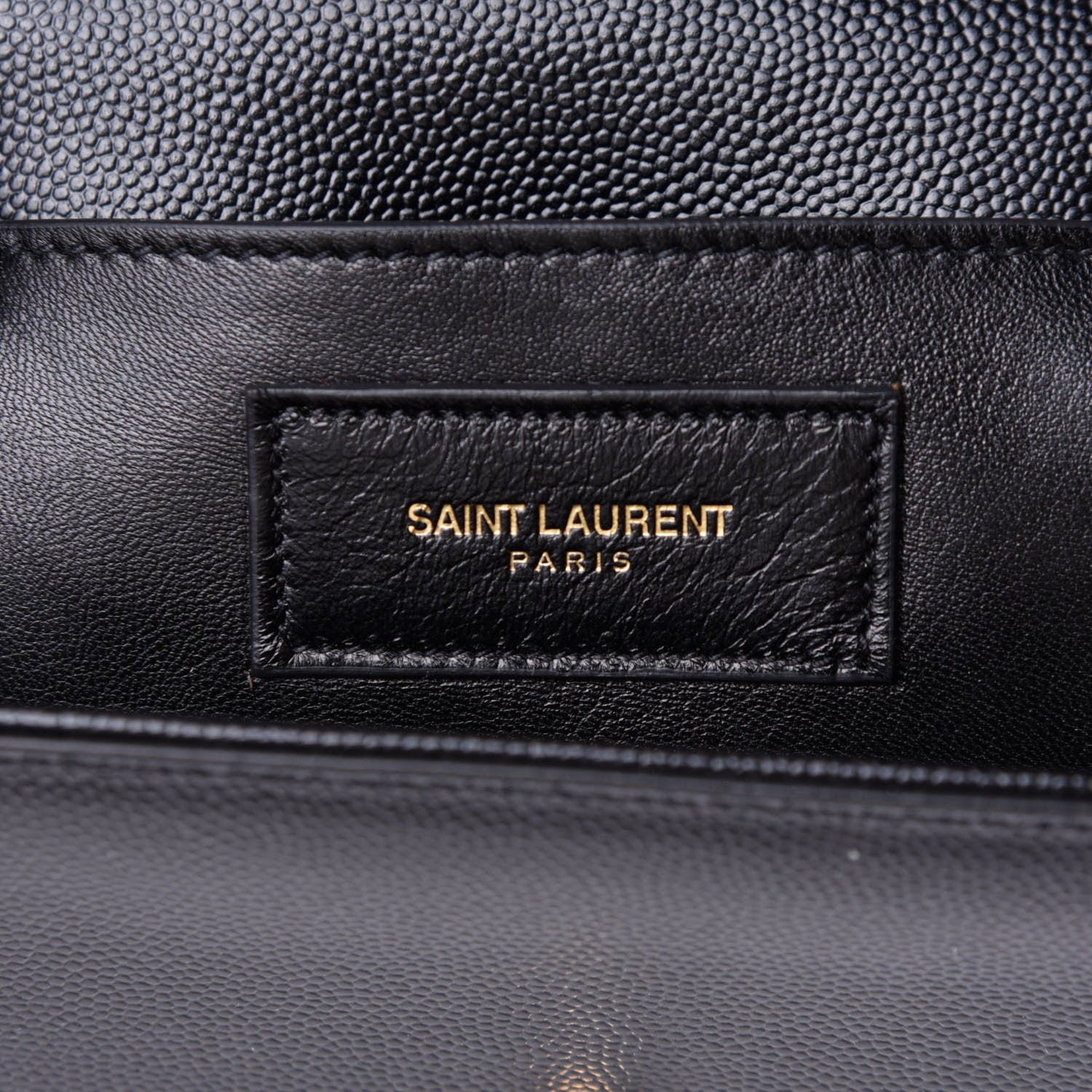 Saint Laurent Grain De Poudre Small Monogram Kate Satchel Black 5 of 10
