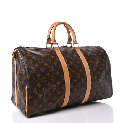 Louis Vuitton Monogram Keepall Bandouliere 45 3 of 10