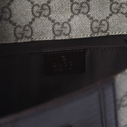 Gucci GG Monogram Plus Web Belt Bag Dark Brown 8 of 11