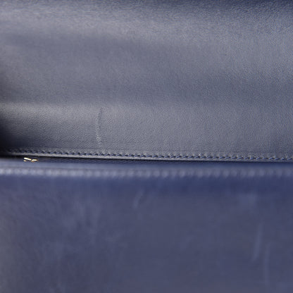 Christian Dior Smooth Calfskin 30 Montaigne Flap Bag Navy 7 of 10