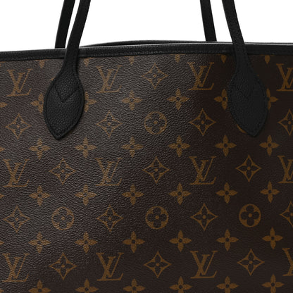 Louis Vuitton Monogram Calfskin Neo Neverfull Inside Out MM Black 8 of 10