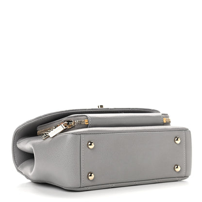 Chanel Caviar Quilted Medium Business Affinity Flap Grey 3 of 8