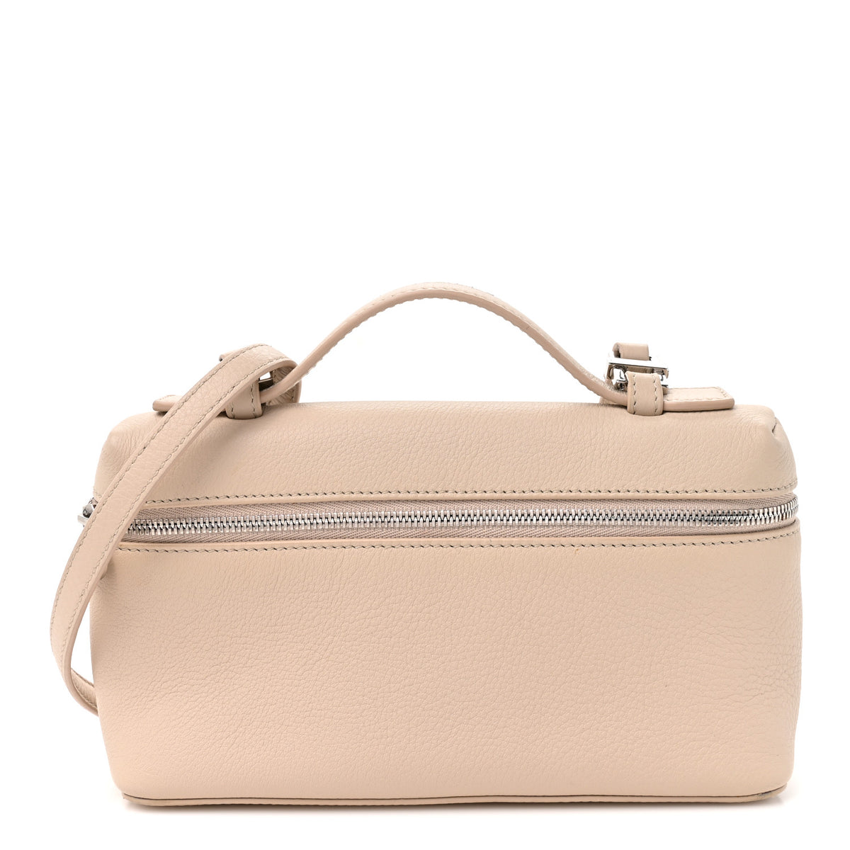 Grained Calfskin L19 Extra Pocket Pouch Light Travertine
