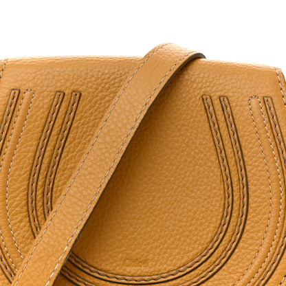 Chloe Calfskin Mini Marcie Round Crossbody Bag Dusty Yellow 9 of 11