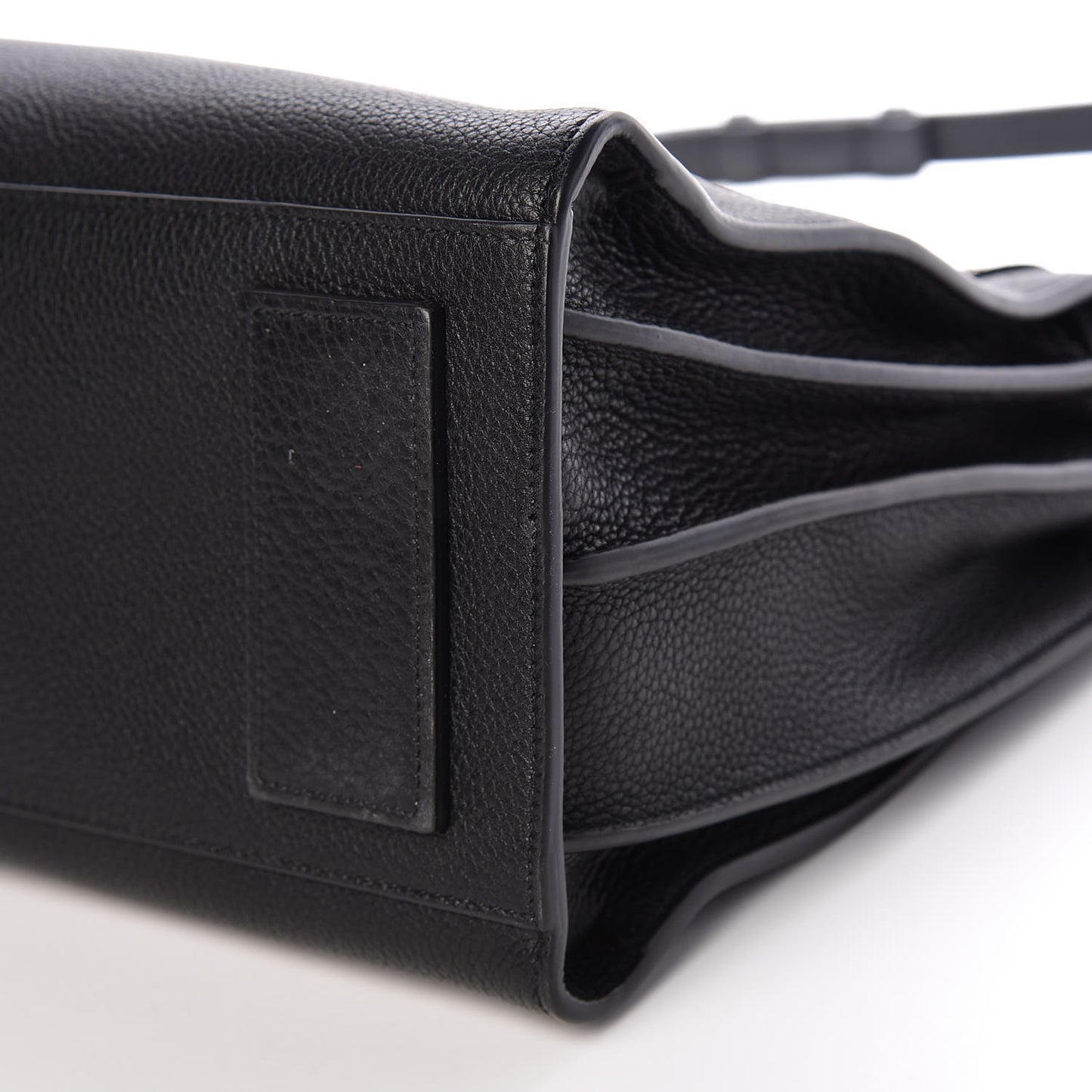 Grained Calfskin Small Supple Sac De Jour Black