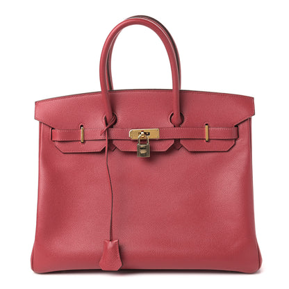 Hermes Epsom Birkin 35 Rouge Vif 1 of 11