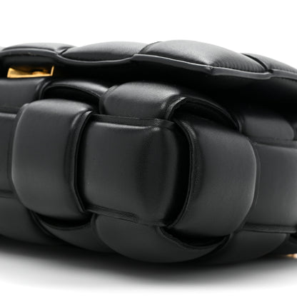 Bottega Veneta Lambskin Maxi Intreccio Padded Chain Cassette Crossbody Bag Black 7 of 8