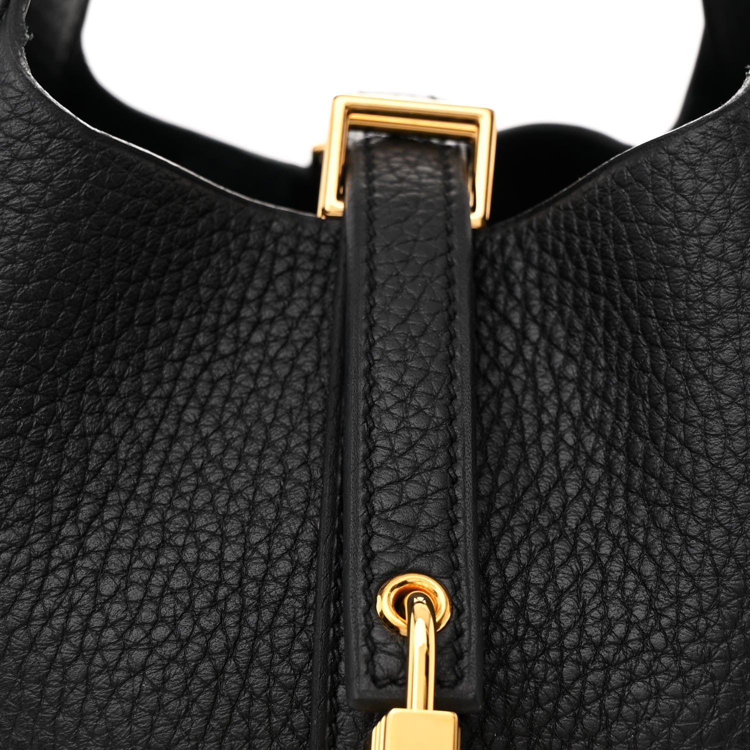 Hermes Taurillon Clemence Picotin Lock 18 PM Black 8 of 13