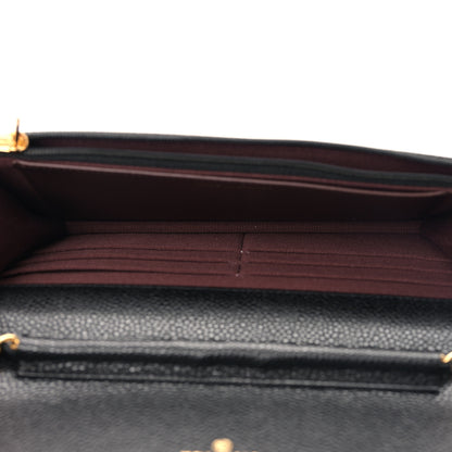 Chanel Caviar Quilted Wallet on Chain WOC Black 5 of 11