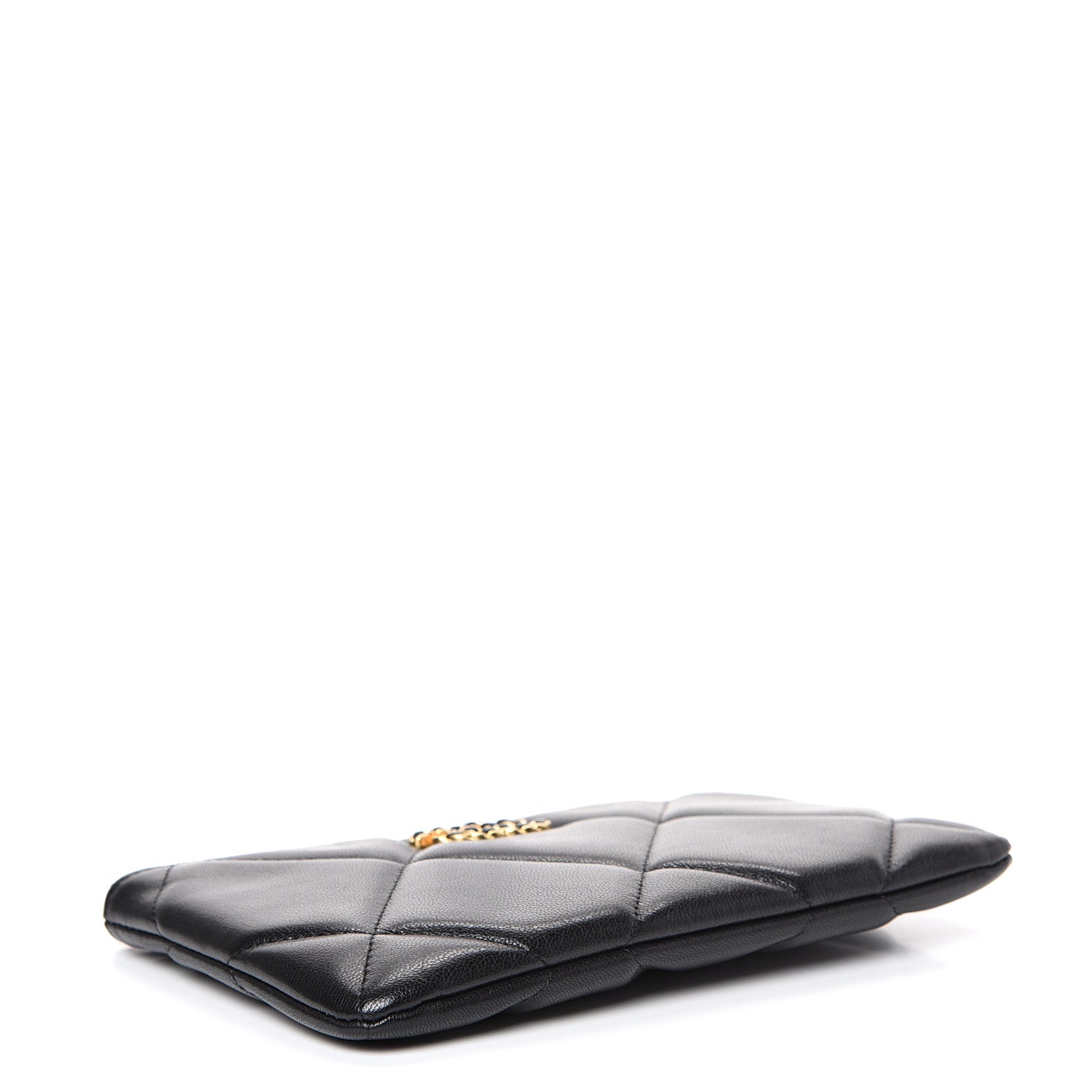 Chanel Goatskin Quilted 19 Cosmetic Case Black 3 of 7