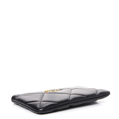 Chanel Goatskin Quilted 19 Cosmetic Case Black 3 of 7