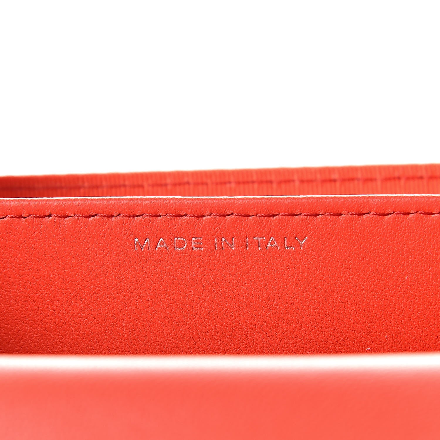 Chanel Lambskin Quilted Flap Card Holder Wallet Red 7 of 9