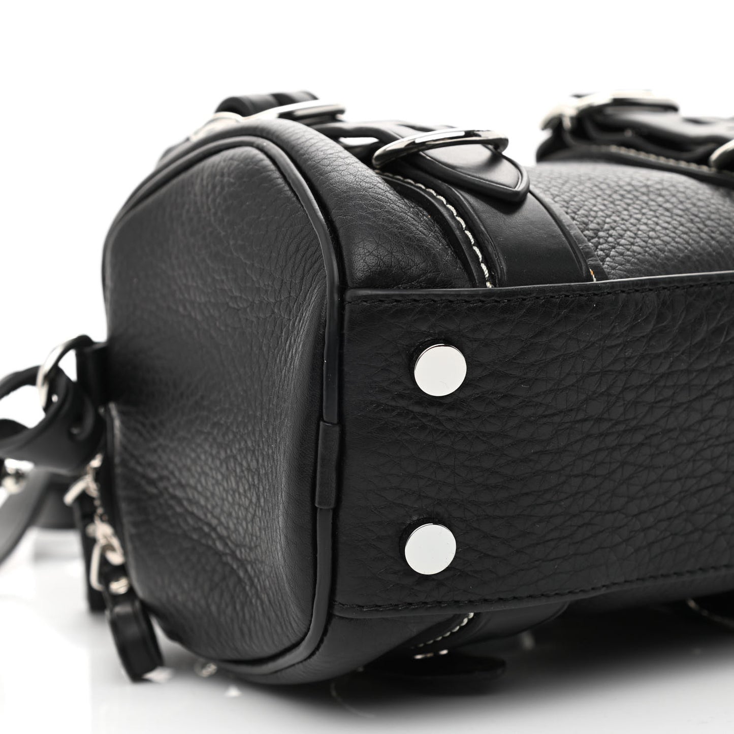 Pebbled Lambskin Mini Rockie Black