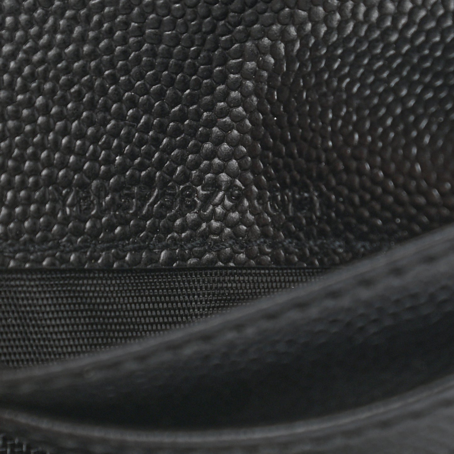 Grain De Poudre Matelasse Chevron Monogram Zipped Card Case Black