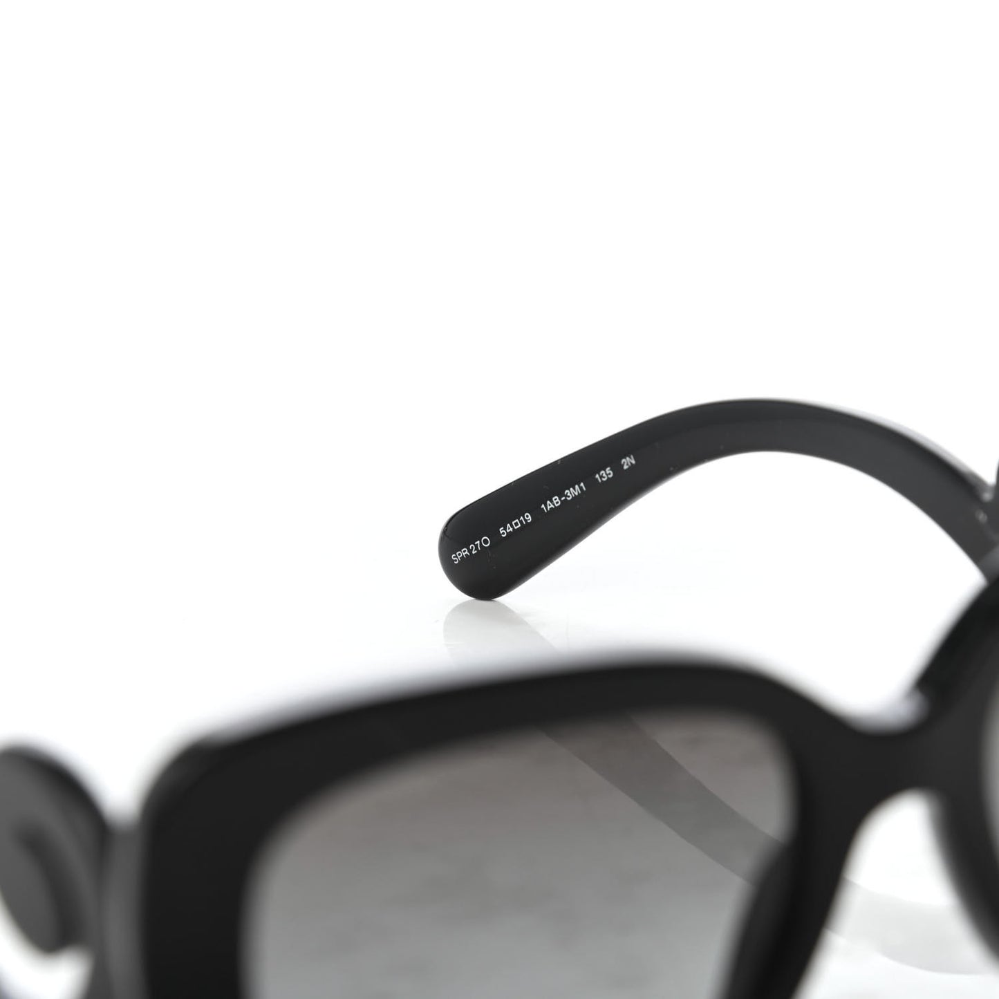 Acetate Baroque Sunglasses SPR 27O Black