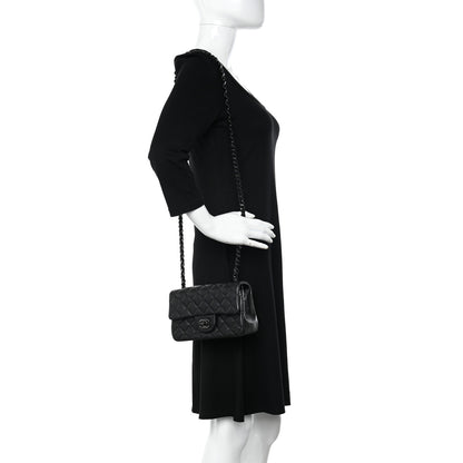Chanel Lambskin Quilted Mini Rectangular Flap So Black 2 of 11