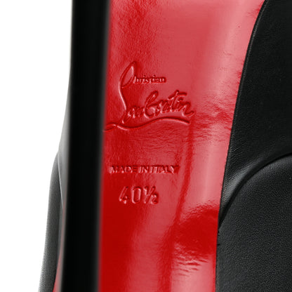 Christian Louboutin Calfskin Dolly Alta Booty 160 Ankle Boots 40.5 Black 7 of 8