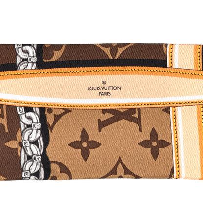 Louis Vuitton Silk Monogram Confidential Bandeau Brown 3 of 3