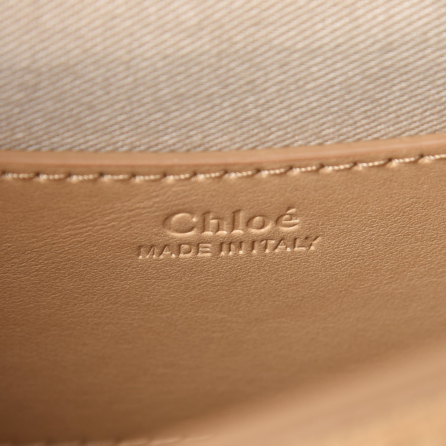 Chloe Calfskin Small Tess Bag Bleached Brown 7 of 7
