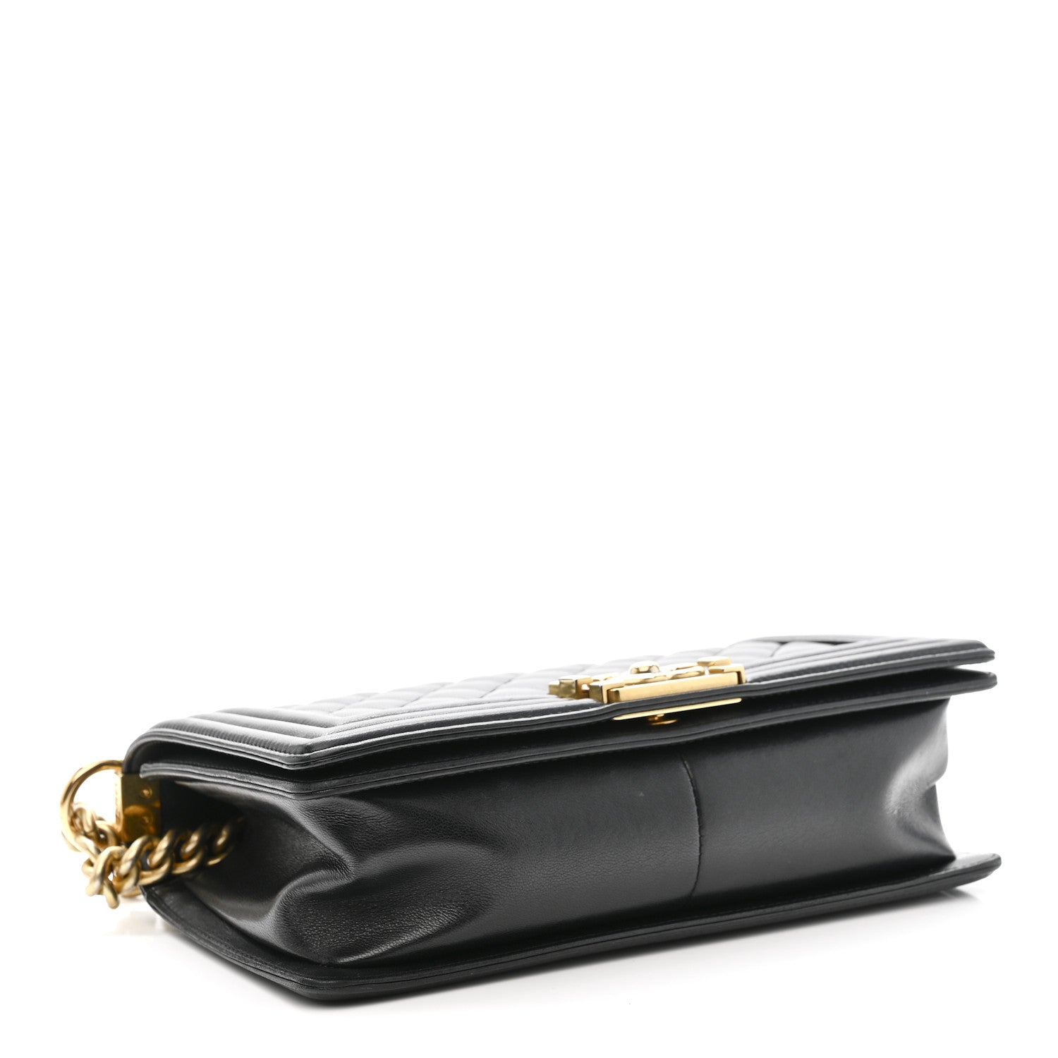 Chanel Lambskin Quilted Medium Boy Flap Black 4 of 13