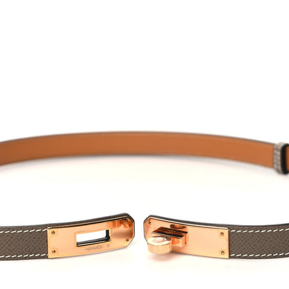 Hermes Epsom Kelly Belt Etoupe 4 of 4