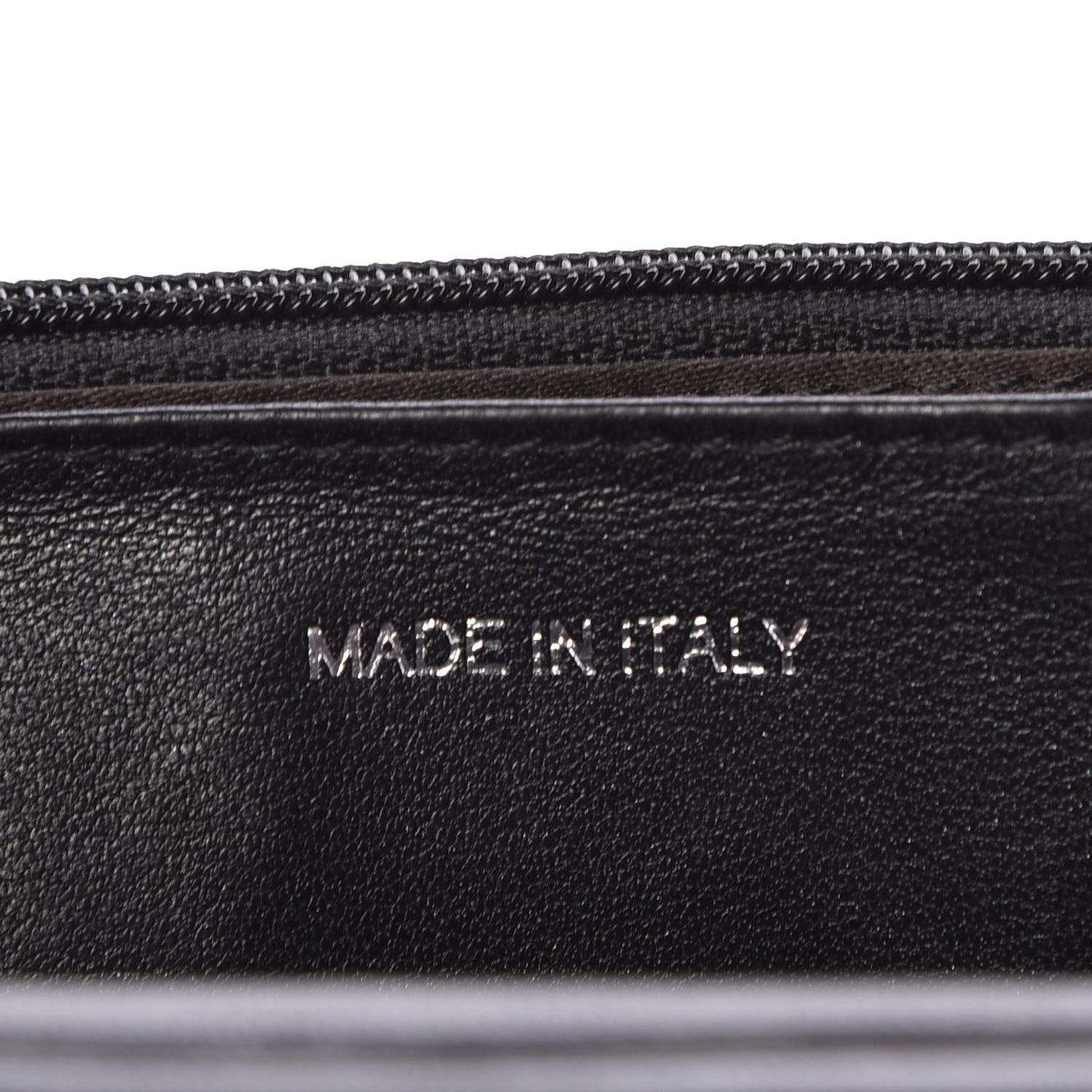 Lambskin Camellia Embossed Wallet on Chain WOC Black