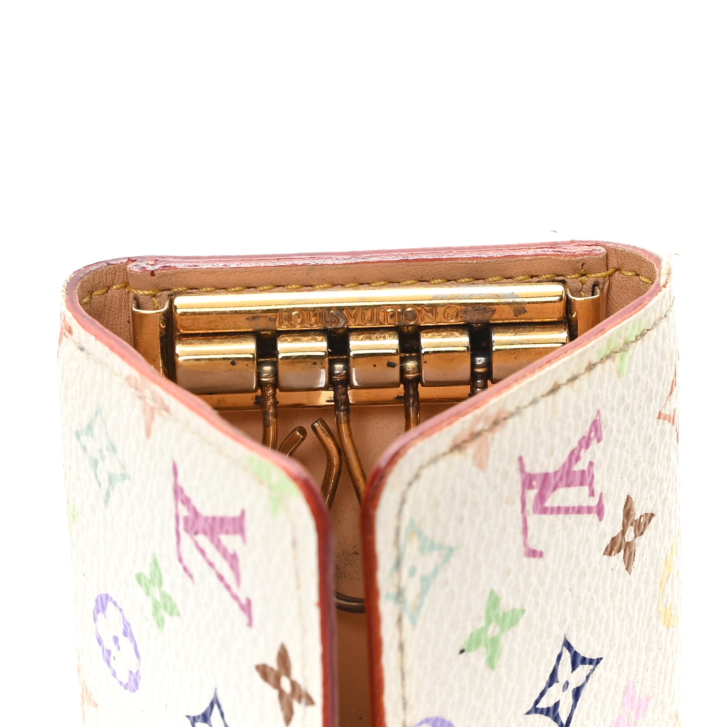 Louis Vuitton Monogram Multicolor Multicles 4 Key Holder White 9 of 9