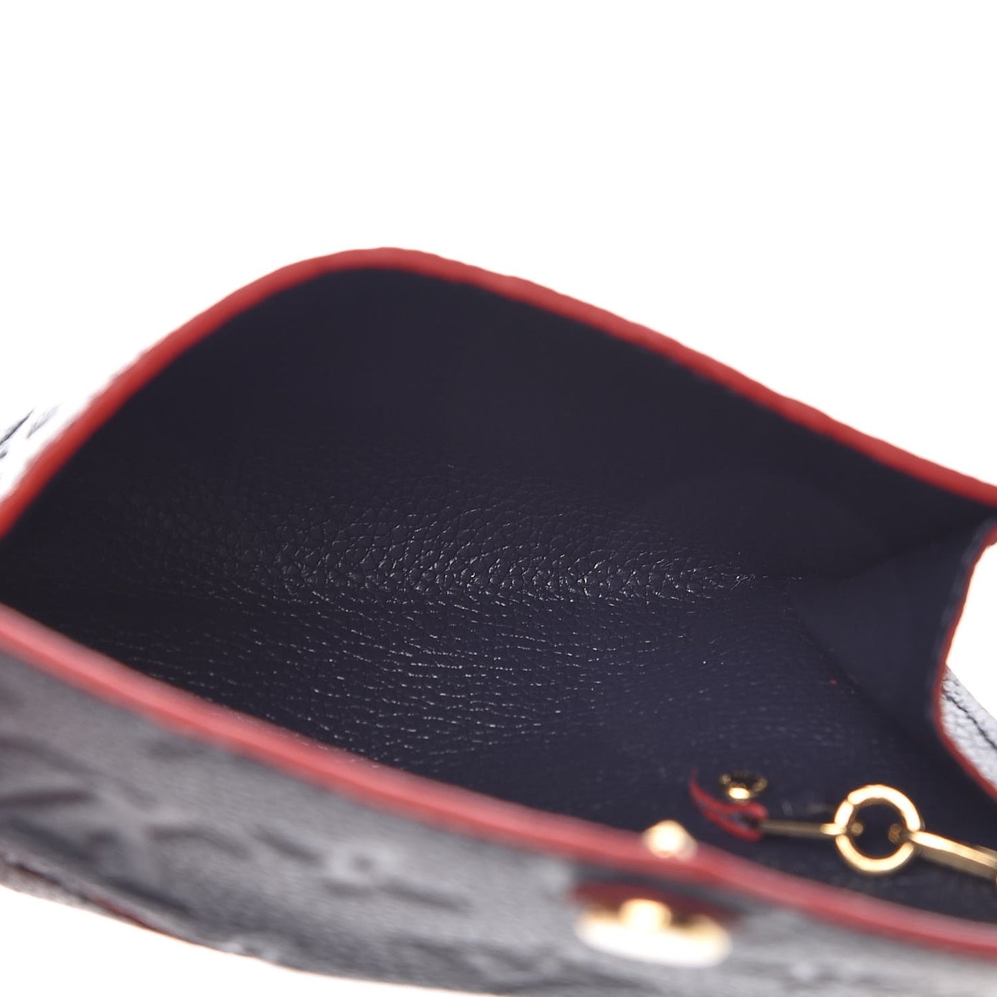 Empreinte Key Pouch Marine Rouge