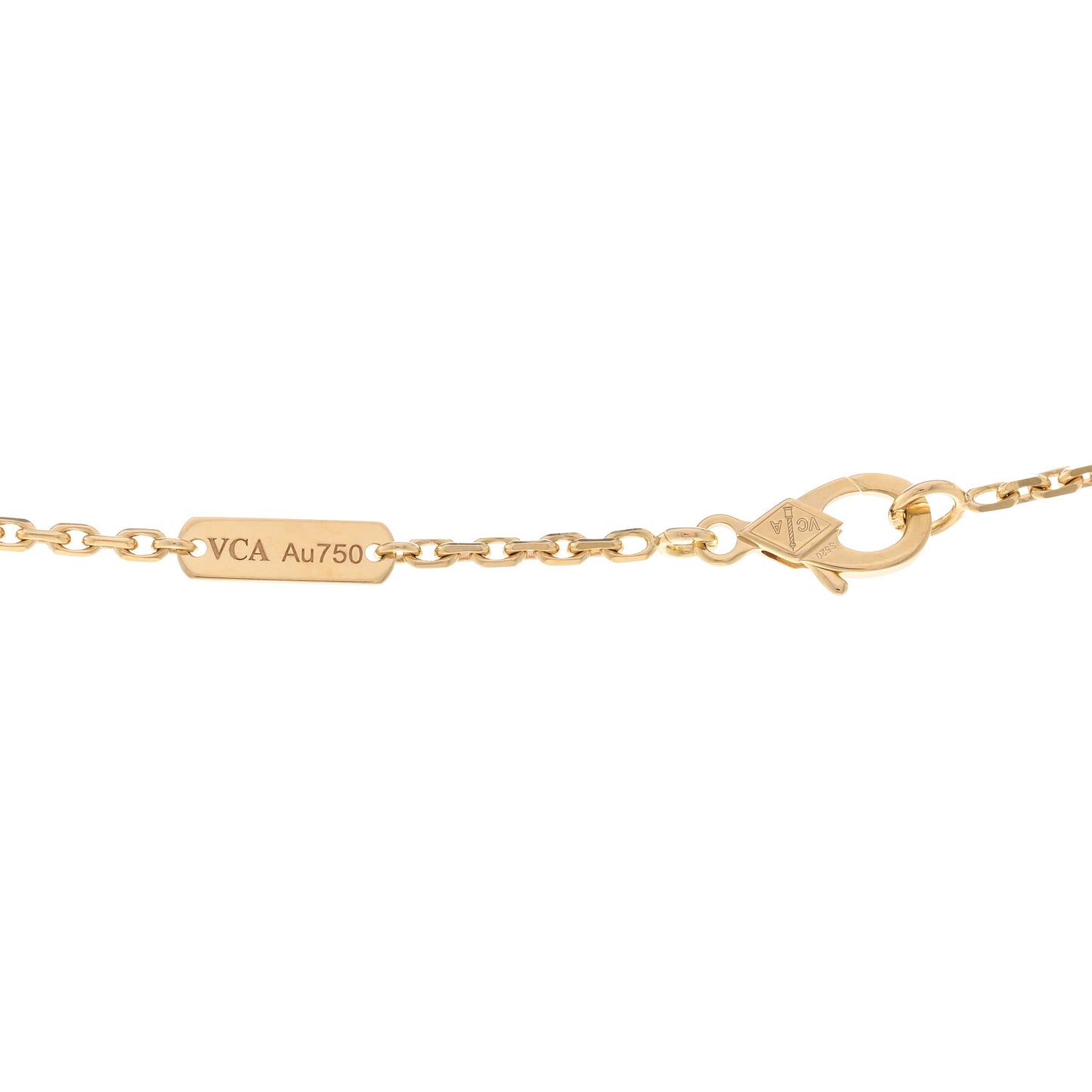 18K Yellow Gold Malachite Magic Alhambra Pendant Necklace