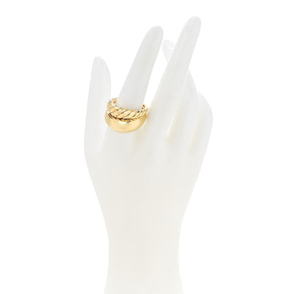 David Yurman 18K Yellow Gold Pure Form Stack Ring 58 8.5 2 of 4