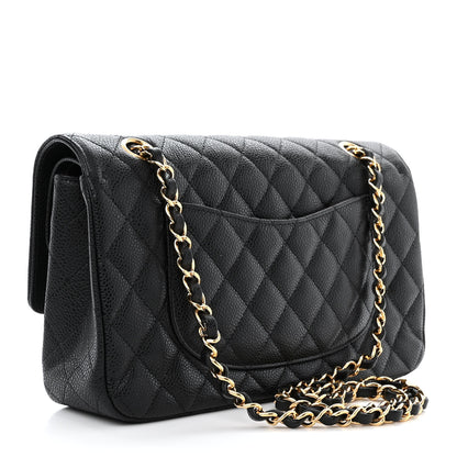 Chanel Caviar Quilted Medium Double Flap Black 3 of 11