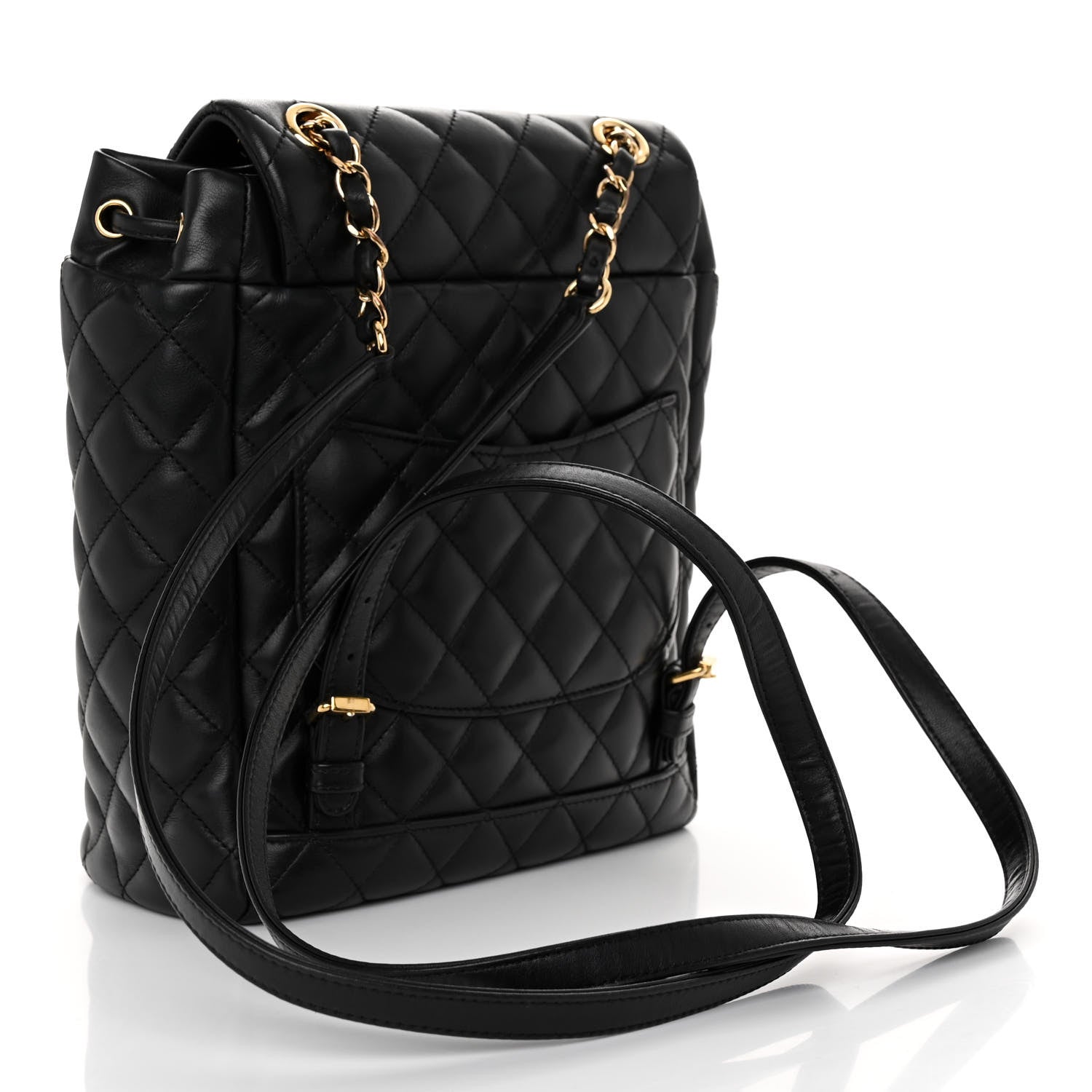 Chanel Lambskin Quilted Small Urban Spirit Backpack Black 3 of 9