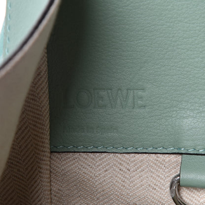 Loewe Calfskin Gingham Small Hammock Shoulder Bag Pink Green 6 of 7