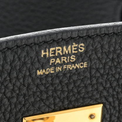 Hermes Togo BIRKIN 30 Black 6 of 14