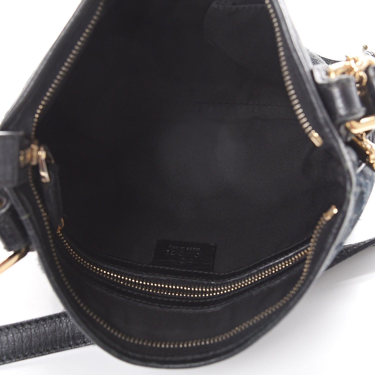 Gucci Monogram Web Jolicoeur Charms Messenger Bag Black 4 of 7
