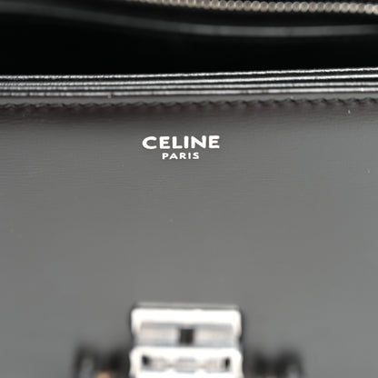 Celine Shiny Calfskin Teen Triomphe Black 6 of 11