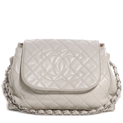 Chanel Caviar Quilted Timeless Accordion Flap White 1 of 7