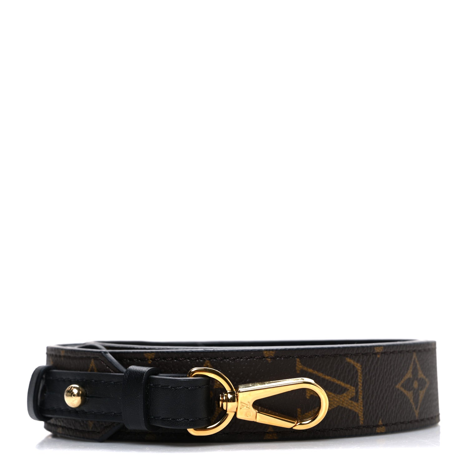 Louis Vuitton Monogram Bandouliere Shoulder Strap XL Black 1 of 3
