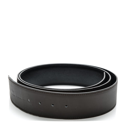 Hermes Box Chamonix Reversible 42mm Belt 110 Black Chocolate 1 of 5