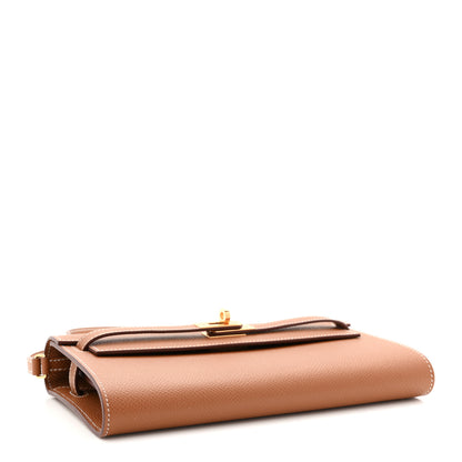 Hermes Epsom Kelly Wallet To Go Gold 6 of 21