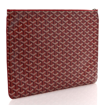 Goyard Goyardine Senat Pochette GM Red 3 of 12