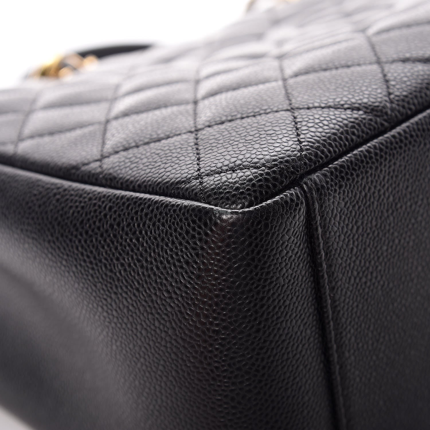 Chanel Caviar Quilted Grand Shopping Tote GST Black 9 of 12