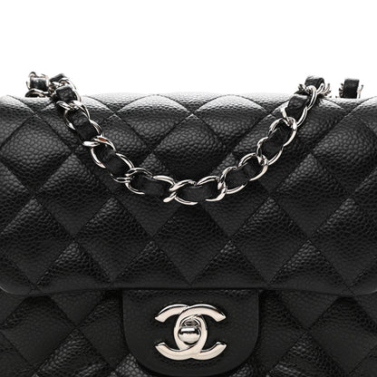 Chanel Caviar Quilted Mini Square Flap Black 7 of 9