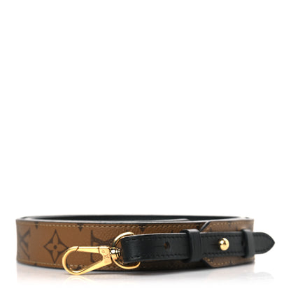 Louis Vuitton Reverse Monogram Bandouliere Shoulder Strap XL Black 1 of 3