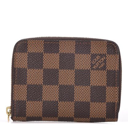 Louis Vuitton Damier Ebene Zippy Coin Purse 1 of 8