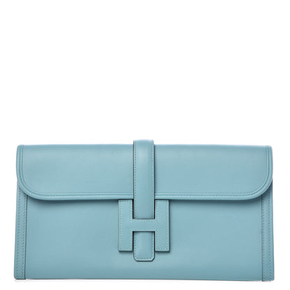 Hermes Swift Jige Elan 29 Clutch Bleu Atoll 1 of 10
