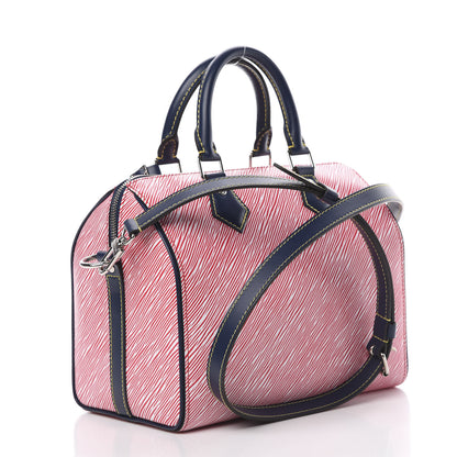 Louis Vuitton Epi Speedy Bandouliere 25 Denim Red 4 of 11